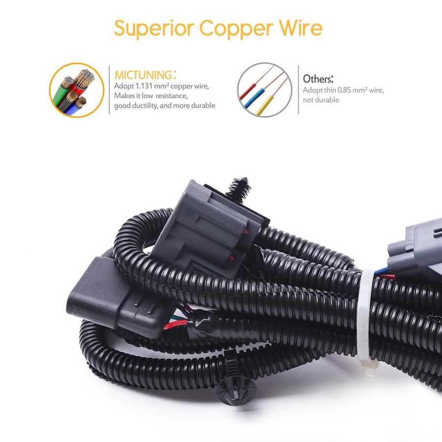 65" Комплект проводки фаркопа 4-контактный 07-17 Jeep Wrangler JK 2/4