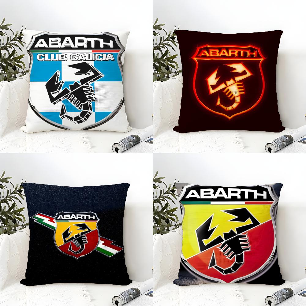 Крутая Мультяшная Скорпион A-Abarth Наволочка Натуральный Лен Двусторонняя Печать Диван Домашний Декор Чехол для Подушки