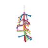 10 шт. игрушки для птиц для попугая, качели, веревочная лестница, жевательные игрушки с колокольчиками, гнездо, подвесная игрушка для