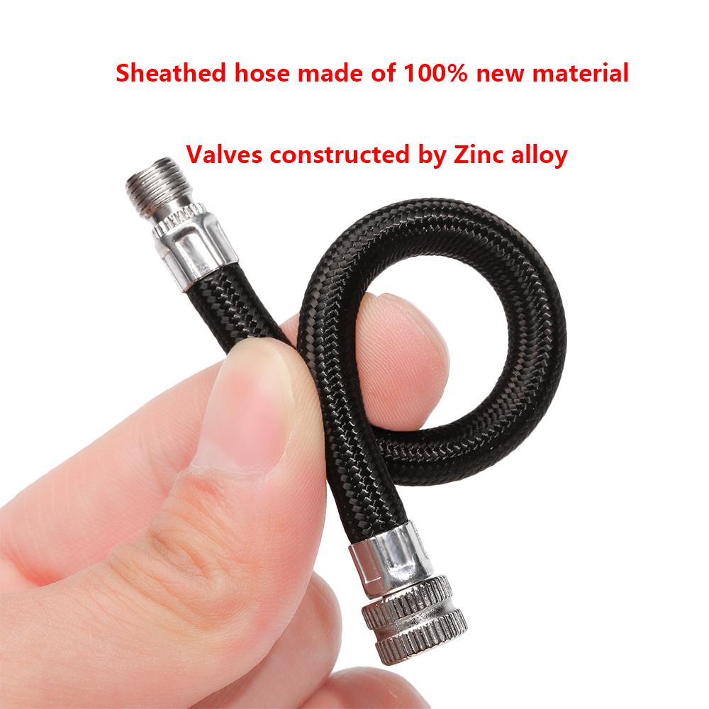 Parts Longer Use150Psi Schrader Bicycle Pumps Pump Extension Hose Bike Hose Adapter Tube Pipe Cord