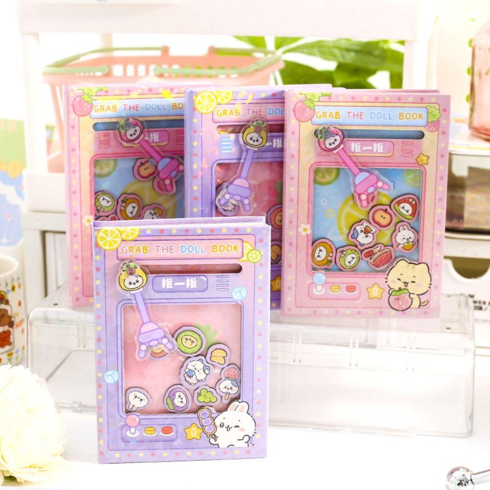 Цветная внутренняя страница Capybara Notebook Doll Claw Machine Square Letter Pad Small Notepad Office