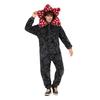 Winter Unisex Carnivorous Flower Onesie Pajamas Flannel One Piece Sleepwear Long Sleeve Hooded Christmas Pjs