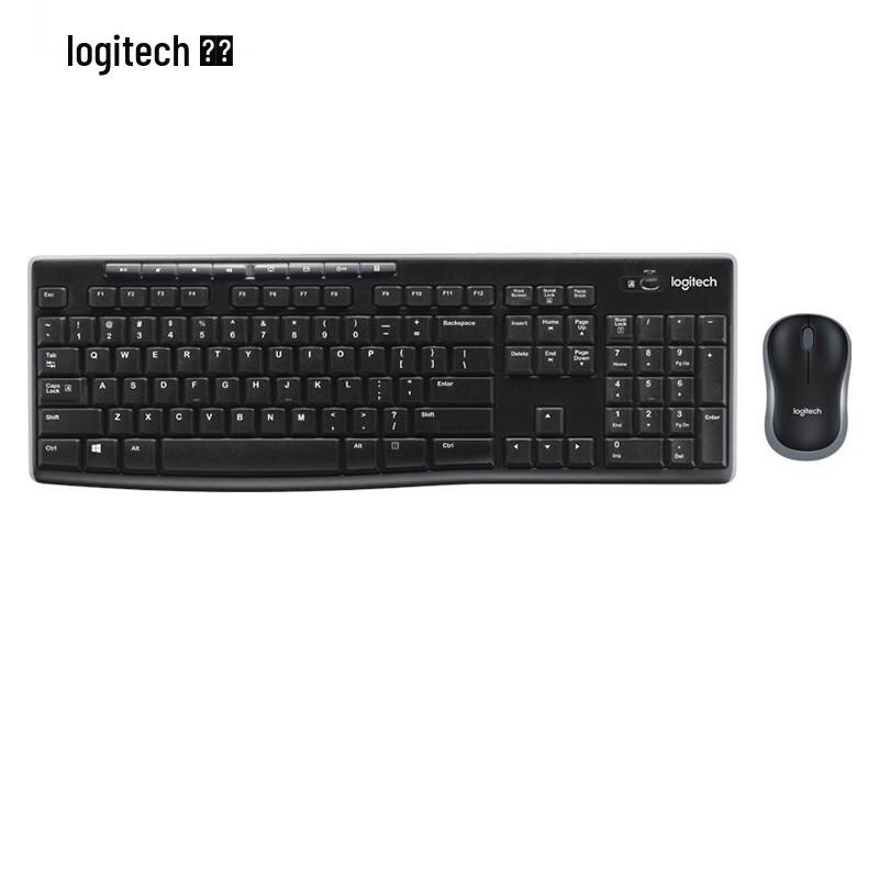 Logitech Беспроводная клавиатура и мышь в комплекте