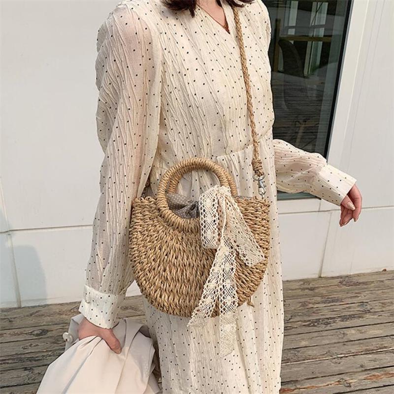 Женская плетёная сумка