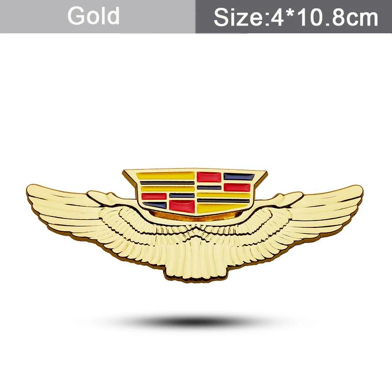 Car Fender Side Metal Sticker Rear Trunk Emblem Decals for Cadillac ATS BLS CT4 CT5 CTS SLS SRX XT6 XTS Escalade Deville DTS