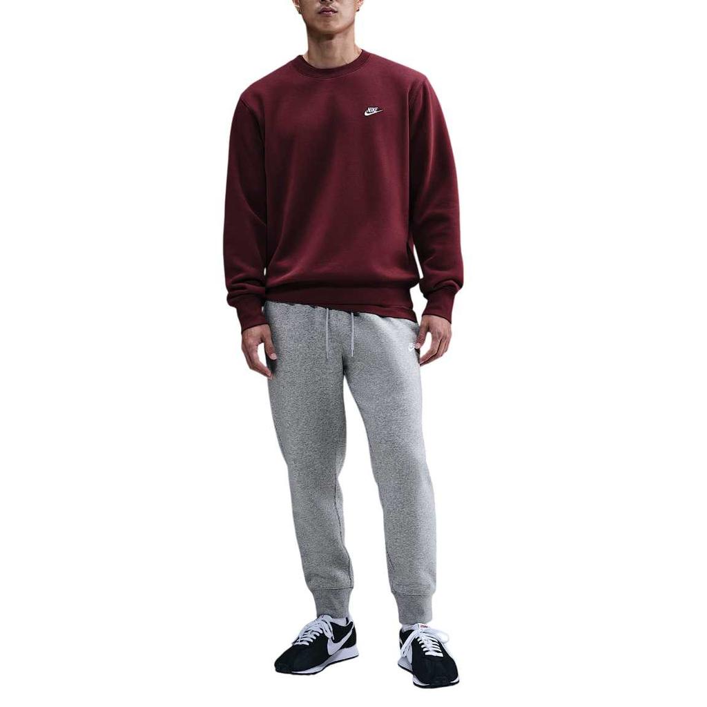 Nike Мужские вязаные спортивные штаны серые с умеренной манжетой FN3788-063