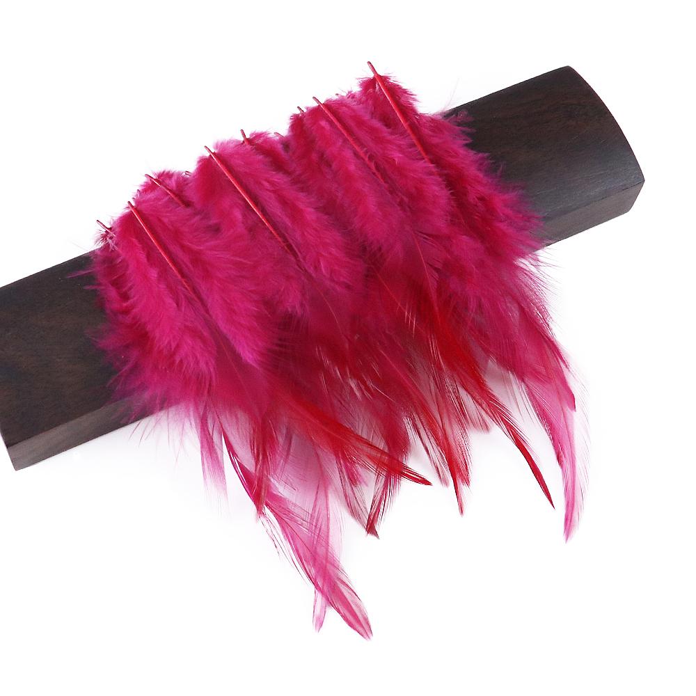 50 шт. Натуральные куриные перья 4-6 дюймов Красивые петушиные перья для изготовления украшений Аксессуары для рукоделия Карнавальное украшение
