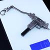15 см сплав миниатюрный пистолет-пулемет модель Uzi подвеска высокое качество пистолет брелок ремесло кулон поддельный пистолет оружие детские подарки