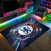 Дизайн Chelsea FC Хрустальный Велюровый Ковер Уютный Не?Нескользящий ковер с принтом для спальни, гостиной, прихожей