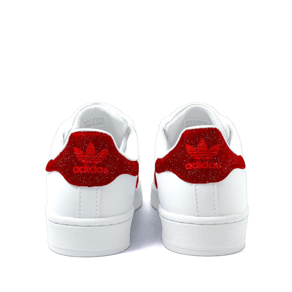 Adidas Originals Superstar Red Letter Abrasion Resistant Slip Resistant Abrasion Resistant Slip Resistant Low top JQ4098(team913-)