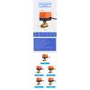 Motorized Brass Ball Valve Electric 2-Way/3-Way DN15-DN20 12V 24V 220V HVAC Fan Coil Solar PTFE IP65 Actuator
