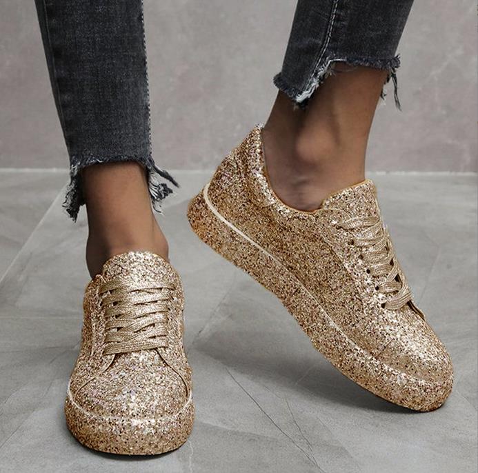 Модные Вулканизированные Туфли женские На Шнуровке Повседневные Большие Размеры Плоские Модные Шикарные Женские Кроссовки Платформа Женские Спортивные Zapatillas De Deporte