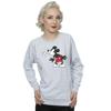 Disney Womens/Ladies Mickey Mouse Tongue Sweatshirt
