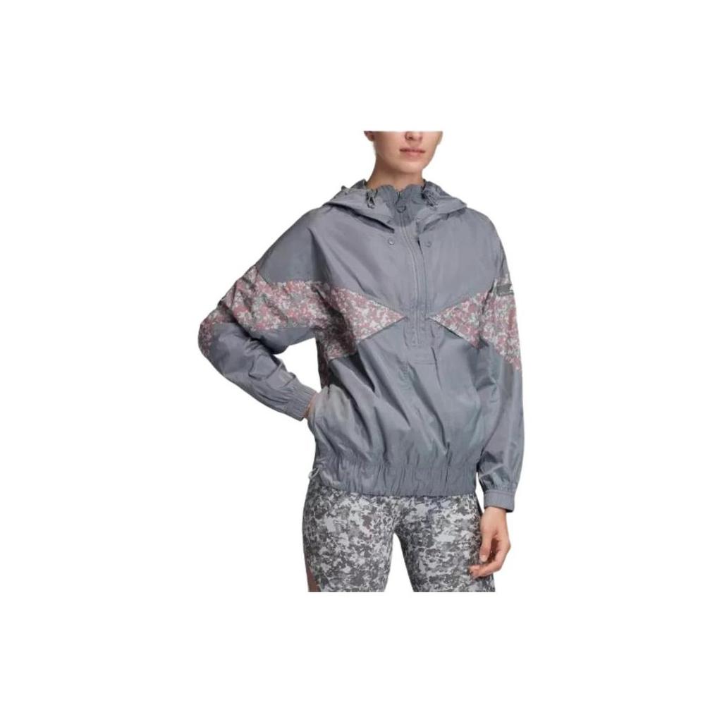 adidas X Stella McCartney Collaboration Повседневная удобная куртка с капюшоном Женская куртка Серая FI7977