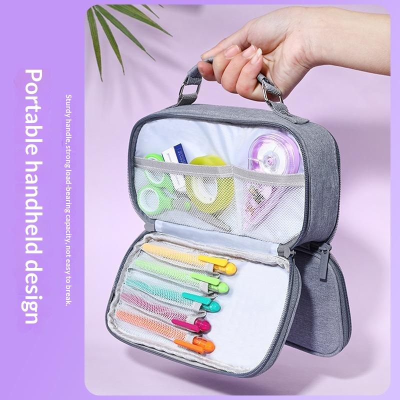 Portable Large Capacity Multifunctional Pencil Case For Boys Back To School Office Stationery Supplies