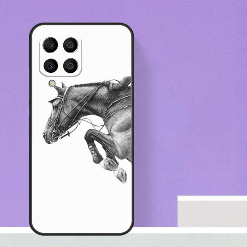 Лошадь Пони Узор Для Samsung Galaxy M55 M15 M13 M33 M53 M20 M30s M31s M12 M32 M52 M11 M51 M14 M34 M54 Чехол