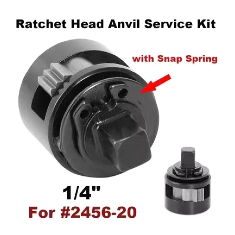 Replacement Ratchet Head Service 1/4" 12mm Ratchet Head Anvil Service Heavy Duty Ratchet Head Replacement Simple Operate