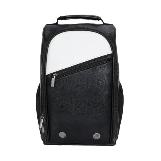 Сумка для обуви для гольфа с застежкой-молнией, большая вместимость, водонепроницаемая, износостойкая, спортивная сумка с ремешком и боковым карманом для аксессуаров