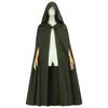 Medieval Hobbit Elves cos Costume Cloak Halloween Renaissance party woolen cape