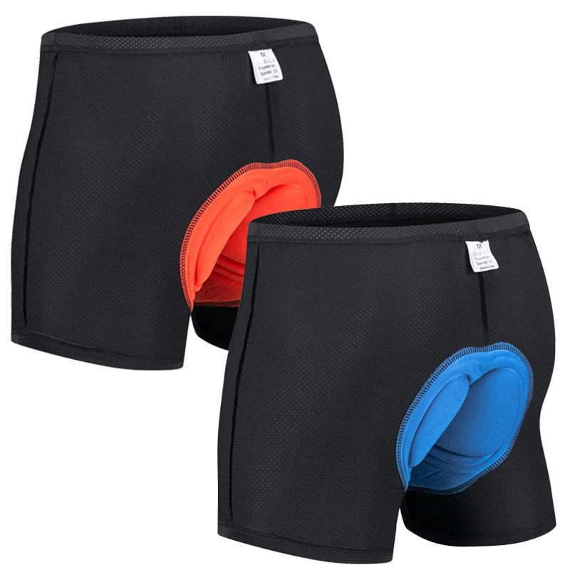 Mens Cycling Shorts With Thick Gel Pad Breathable Quick-Dry Bike Underwear Mountain Road Use