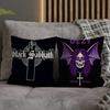 B-Black S-Sabbath Ozzy Наволочка Для Декора Дивана Автомобиля Офиса Комнаты Печатная Наволочка Декорации и Защита