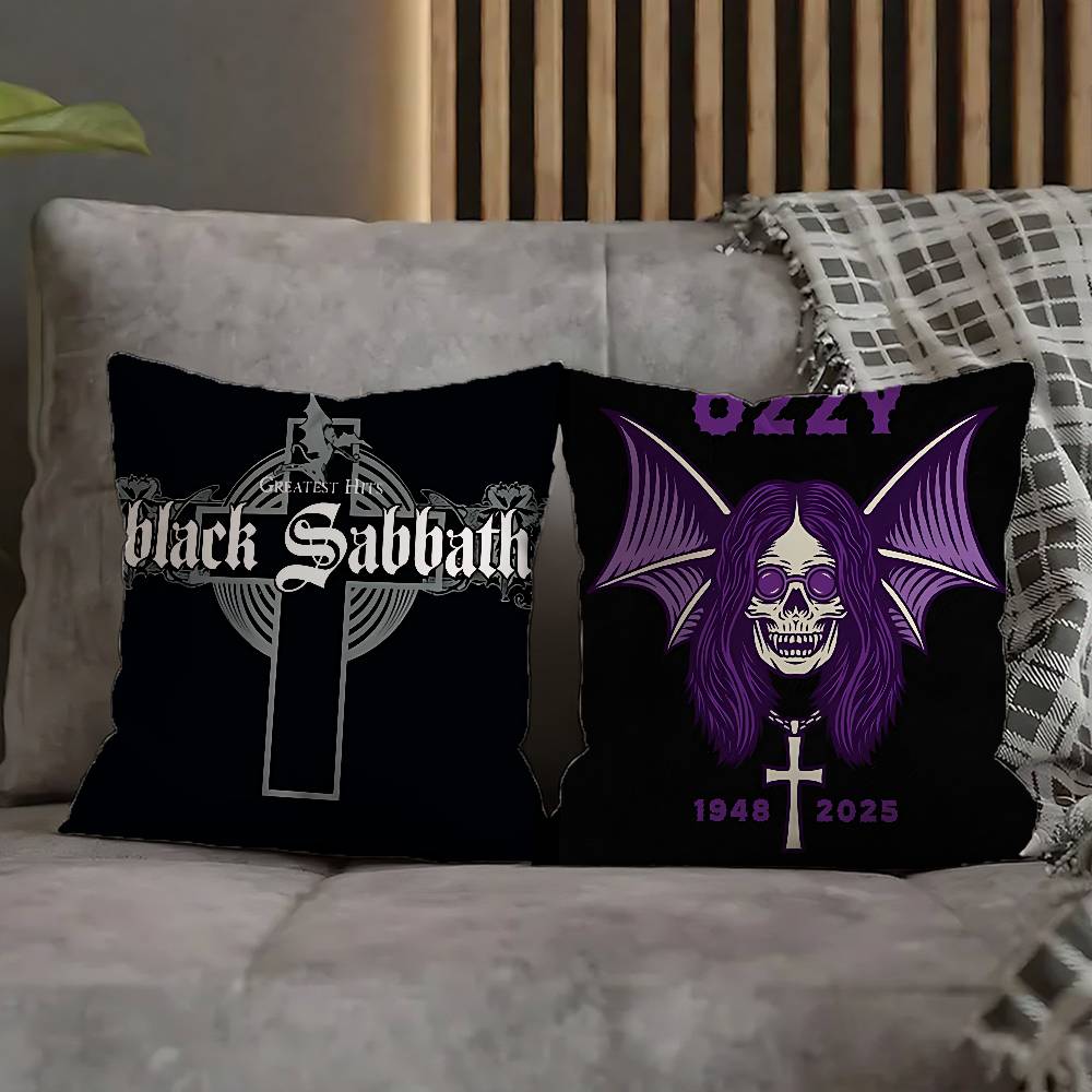 B-Black S-Sabbath Ozzy Наволочка Для Декора Дивана Автомобиля Офиса Комнаты Печатная Наволочка Декорации и Защита