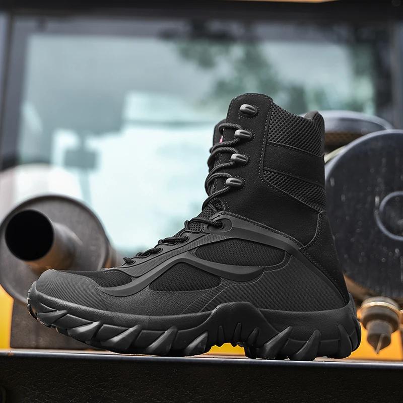 Мужские тактические ботинки Осень Спецназ Полевые мужские ботинки Легкие Уличные Нескользящие Мужская обувь Zapatillas Hombre
