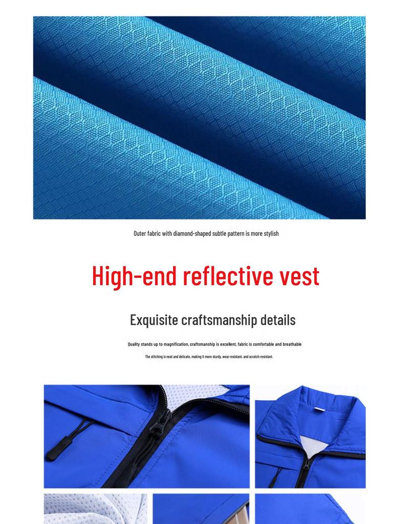 Красный волонтерский жилет на заказ с логотипом для мероприятий и деятельности