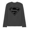 Superman Unisex Adult Mono Long-Sleeved T-Shirt