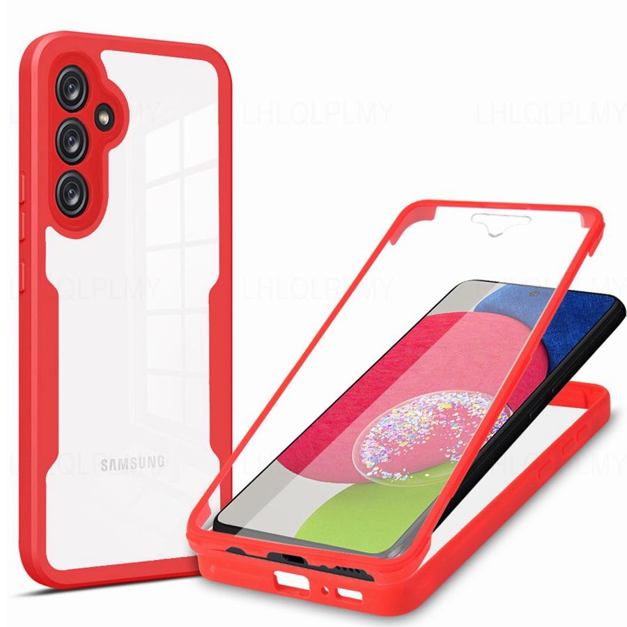 Ударопрочный чехол с защитой спереди и сзади для Samsung Galaxy A15 A25 A35 A55 A23 A73 M33 5G A54 A34 A24 A14 A04S A06 A16 A05 A05S