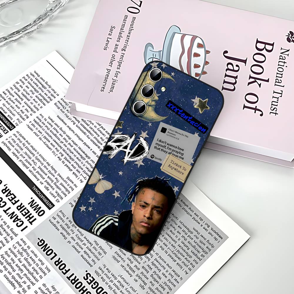 Чехол для телефона рэпера X-XXXTentacion для Samsung Galaxy S21 S22 S23 S24ULTRA S25ULTRA FE Ultra Plus5G A52S Мягкий чехол