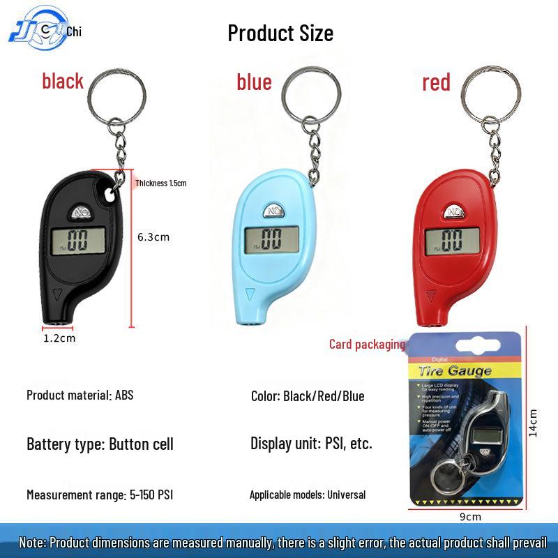 High-Precision Digital Tire Pressure Gauge with Electronic Display