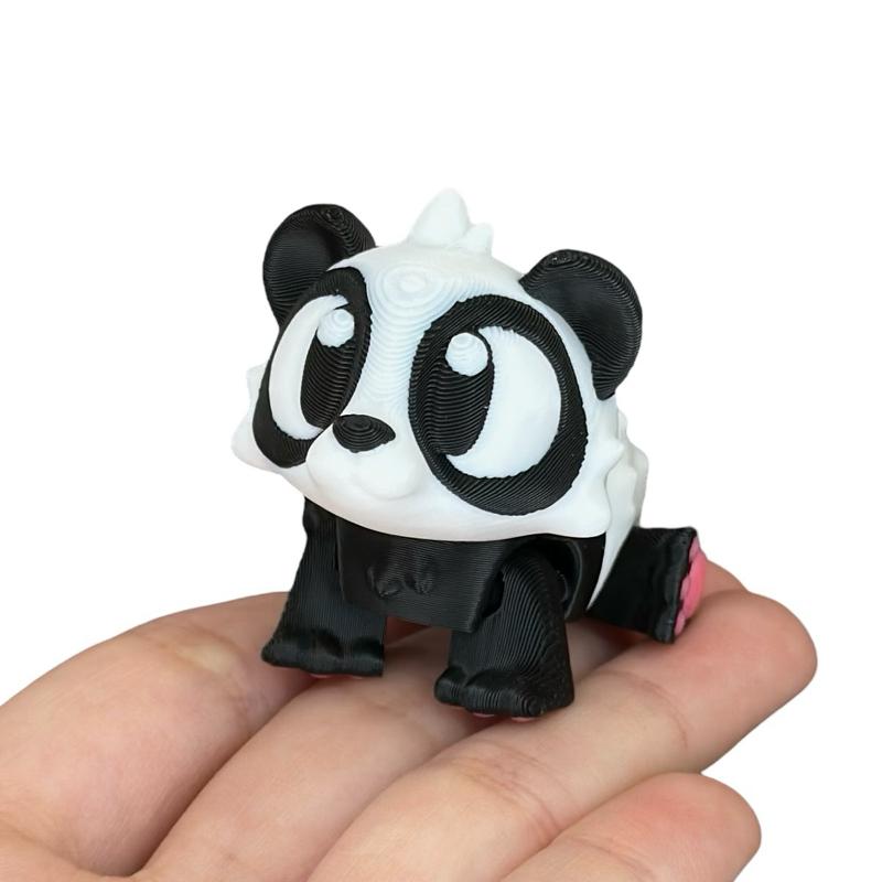 Mini Baby Animals - Cute 3D Printed Articulated Toy Figures - Collectible Figurines Decor