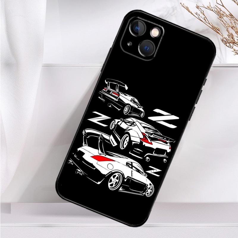 350Z Fairlady Phone Case For iPhone 14 13 12 11 16 15 Pro Max Plus Mini 7 8 X XR XS Max Soft Cover