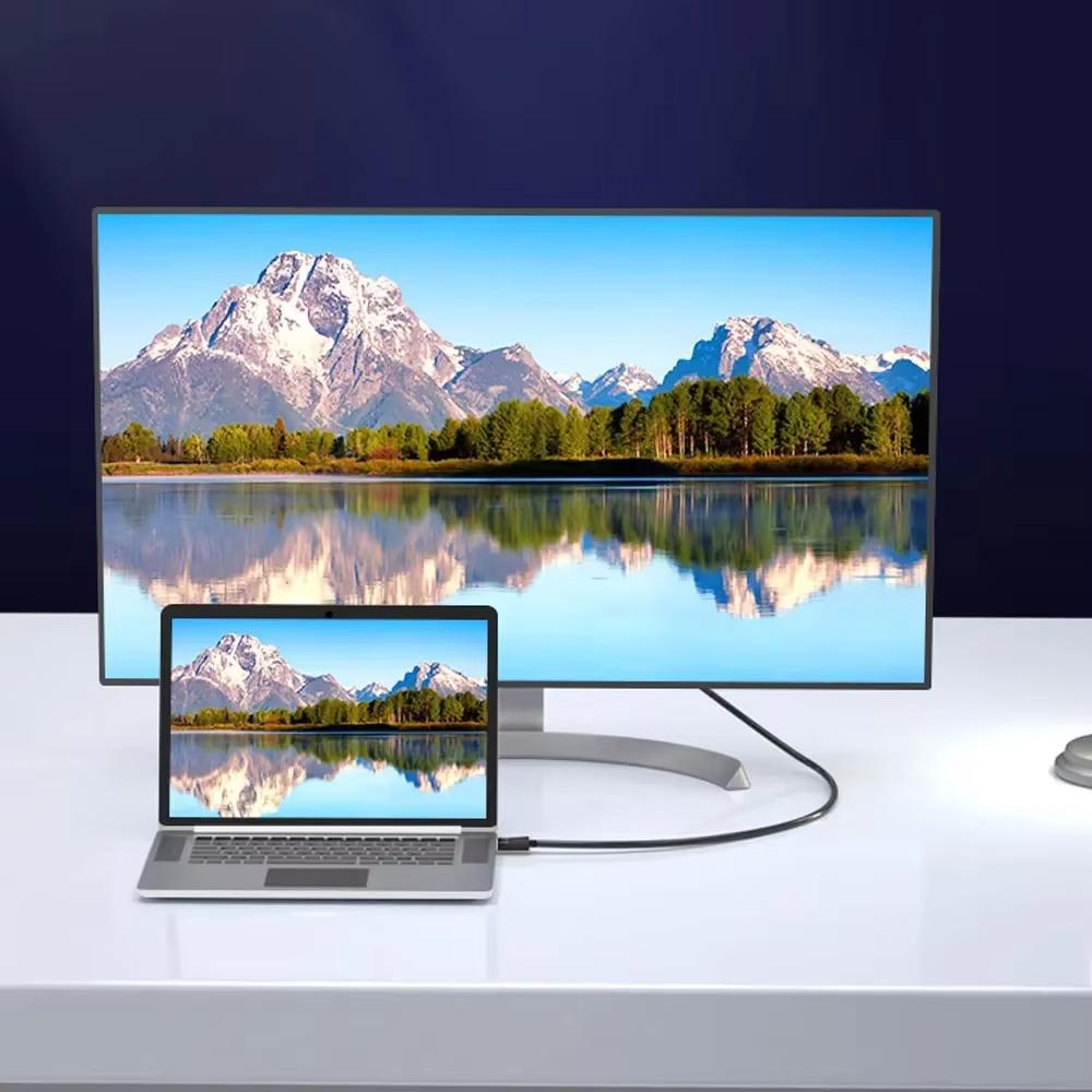 Кабель, совместимый с HDMI на VGA, штекерный, 1080P 60 Гц, HD-совместимый, адаптер VGA, цифровой к аналоговому для компьютера, ноутбука, 1,8 м