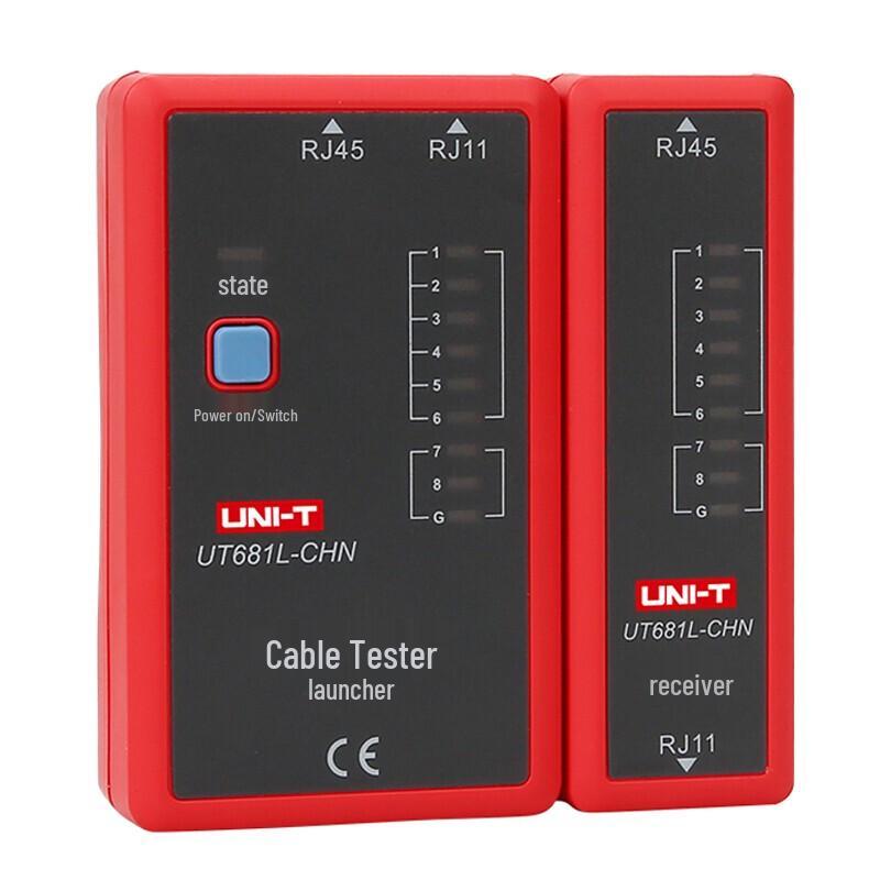UNI-T UT681L Тестер кабелей RJ45/RJ11 и трассировщик проводов (Китайская версия)