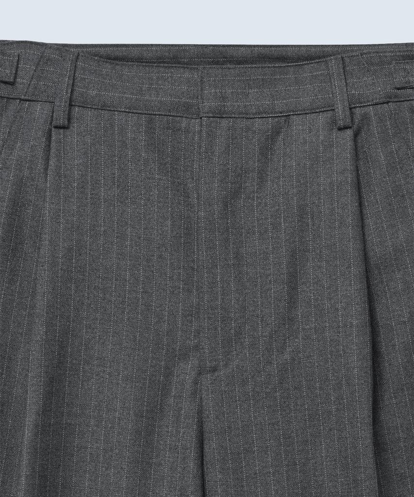 INTEMPOMOOD Retro Stripe Wide Slacks_Gray