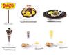Коллекционный набор миниатюр ресторана от Ken Elephant Gacha капсульная игрушка Denny's [Полный 6]