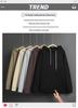 Men's 2026 Heavyweight Cotton Hoodie: Solid Color, Long Sleeve, Loose Fit for Spring/Autumn, Simple Casual High-End Feel