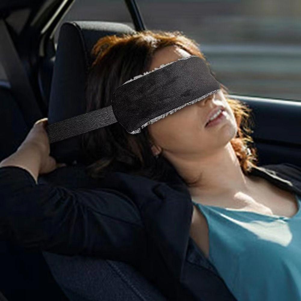 Comfortable Airplane Travel Pillow Portable Neck Support Band Head Support Strap Cervical