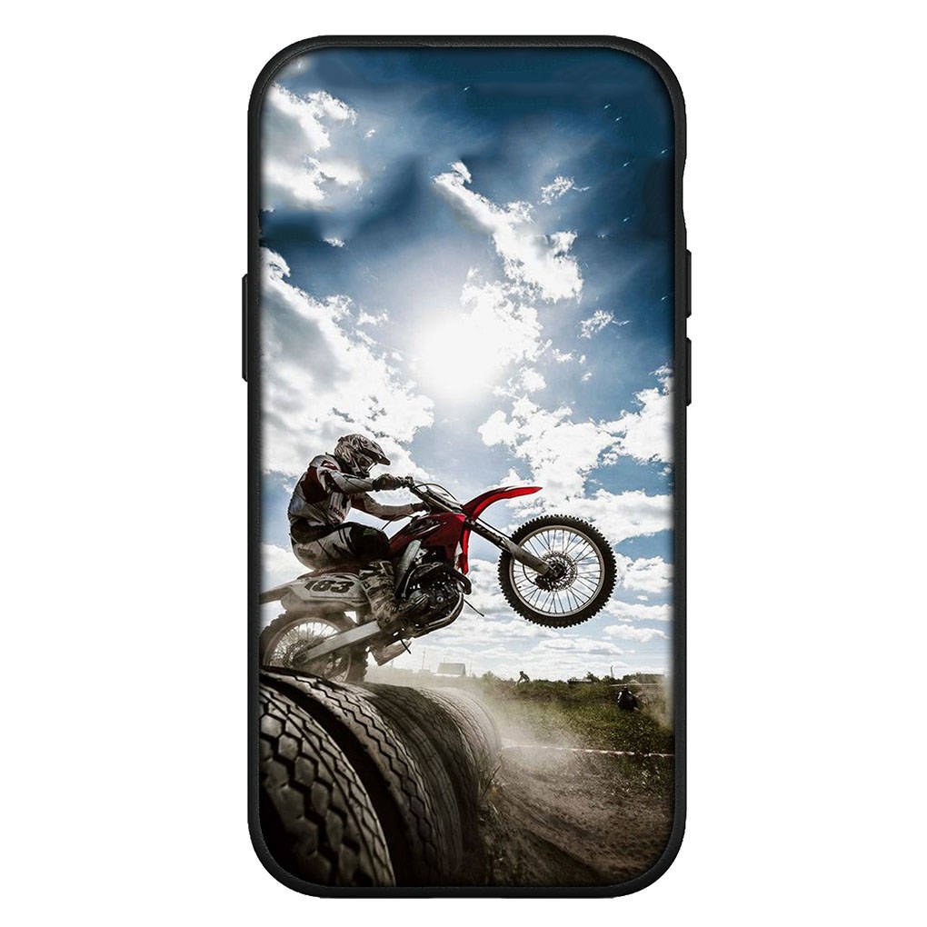 Для Samsung Galaxy S24 S23 iPhone 15 14 Xiaomi Redmi Note 13 12 11 8 Plus 10 9 Pro Max X XR Чехол для телефона Плакат Мото Кросс Мотоцикл Мобильный OPPO Huawei