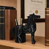 Подставка для ручек в форме лошади, 3D-печатный стаканчик для карандашей, Многофункциональный настольный органайзер для канцелярских принадлежностей для дома и офиса