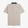 Fred Perry [Женский] Поло в полоску с рубчиком - Шелковистый персик Afpf2519189-R33
