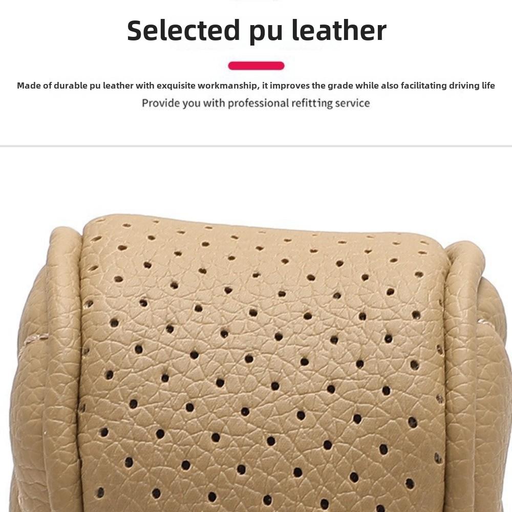 Защитный чехол для рычага переключения передач автомобиля, кожаный чехол для салона автомобиля, модифицированный пылезащитный чехол, универсальный чехол для ручки переключения передач