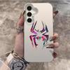 Black Spider Cartoon Cool Phone Case For Samsung Galaxy S26 Ultra S25 S24 S23 S22 PLUS FE A56 A55 A54 A53 IMD Shockproof Cover