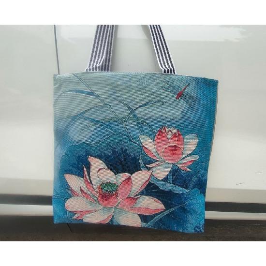 Harajuku Style Cartoon Canvas Bag, Literary Large-Capacity Shoulder Bag, Linen Trendy Cool Ethnic Style Women'S Bag