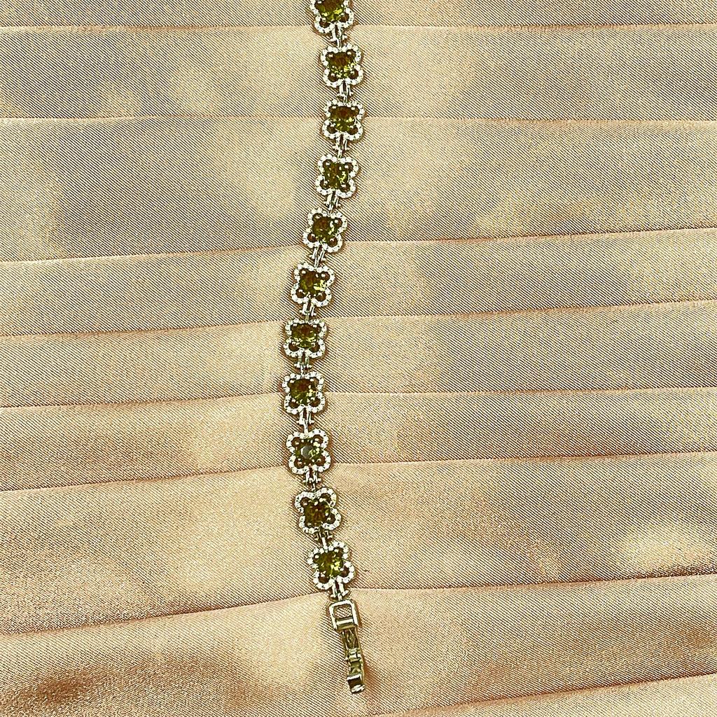 Зултанитовый серебряный браслет, Рождественский подарок, браслет с изменяющим цвет камнем, Зултанитовые украшения, ювелирные изделия из турецкой диаспоры