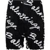 Balenciaga Шорты-бермуды с логотипом-каракулями 672410TML131070