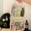 Portable Cosmetic Bag Large Capacity Toiletry Bag Fashion Makeup Bag  Women