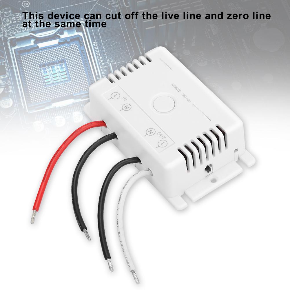 AC90 250V Интеллектуальный пульт дистанционного управления Ручной Двухканальный Выключатель с отключением питания